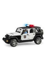 Bruder Bruder 02526 Jeep Wrangler Unlimited Rubicon Politieauto met Agent (1:16) + Licht- en Geluidsmodule