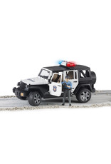 Bruder Bruder 02526 Jeep Wrangler Unlimited Rubicon Politieauto met Agent (1:16) + Licht- en Geluidsmodule