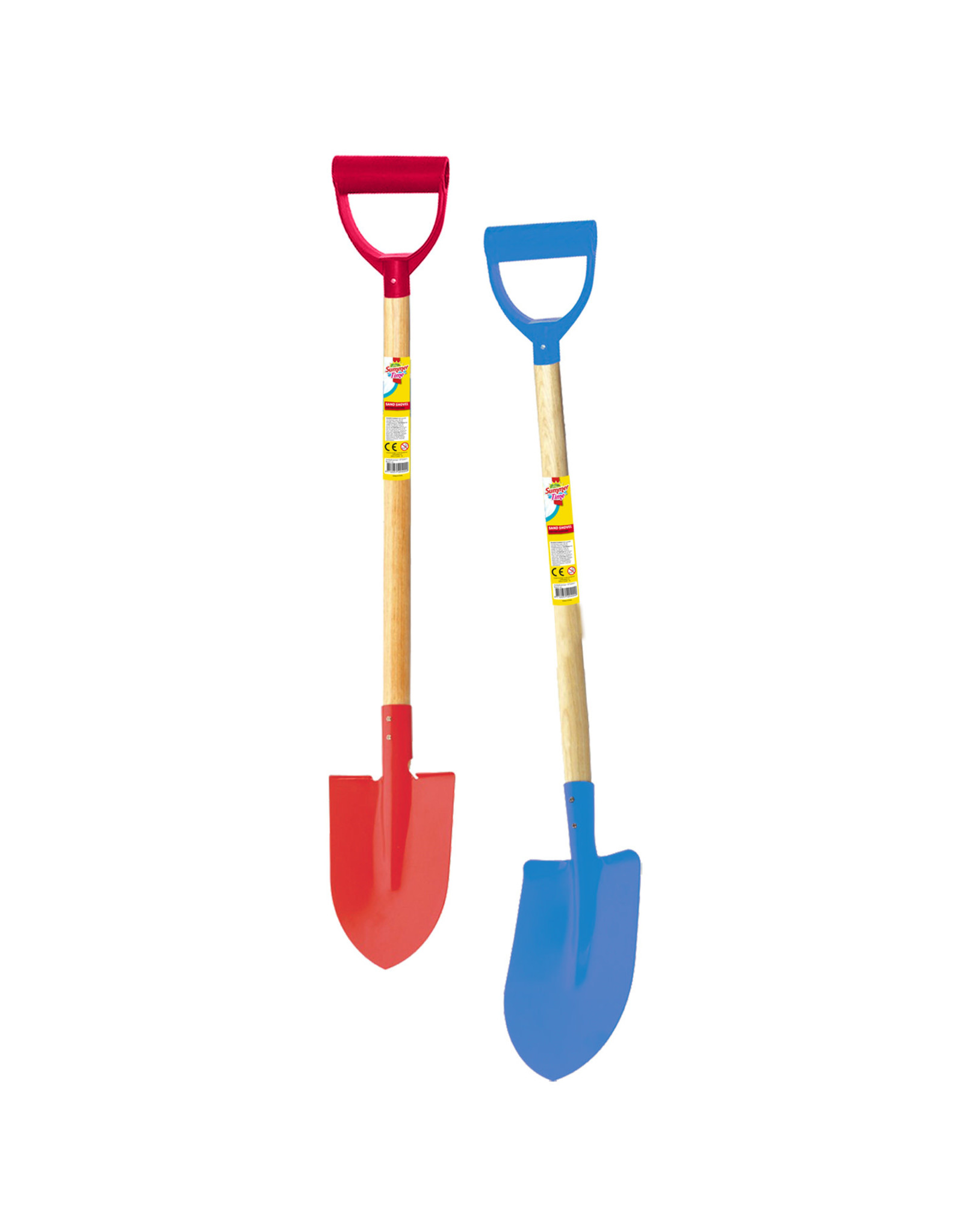 Summertime Summertime Strandschep Punt 77cm  rood of blauw
