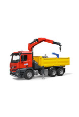 Bruder Bruder 03651 Mercedes-Benz Arocs Vrachtwagen met Kraan en Toebehoren (1:16) Bruder Bruder 03651 Mercedes-Benz Arocs Vrachtwagen met Kraan en Toebehoren (1:16)