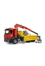 Bruder Bruder 03651 Mercedes-Benz Arocs Vrachtwagen met Kraan en Toebehoren (1:16) Bruder Bruder 03651 Mercedes-Benz Arocs Vrachtwagen met Kraan en Toebehoren (1:16)