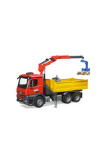 Bruder Bruder 03651 Mercedes-Benz Arocs Vrachtwagen met Kraan en Toebehoren (1:16) Bruder Bruder 03651 Mercedes-Benz Arocs Vrachtwagen met Kraan en Toebehoren (1:16)