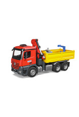 Bruder Bruder 03651 Mercedes-Benz Arocs Vrachtwagen met Kraan en Toebehoren (1:16) Bruder Bruder 03651 Mercedes-Benz Arocs Vrachtwagen met Kraan en Toebehoren (1:16)