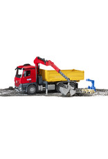 Bruder Bruder 03651 Mercedes-Benz Arocs Vrachtwagen met Kraan en Toebehoren (1:16) Bruder Bruder 03651 Mercedes-Benz Arocs Vrachtwagen met Kraan en Toebehoren (1:16)