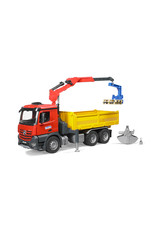 Bruder Bruder 03651 Mercedes-Benz Arocs Vrachtwagen met Kraan en Toebehoren (1:16) Bruder Bruder 03651 Mercedes-Benz Arocs Vrachtwagen met Kraan en Toebehoren (1:16)