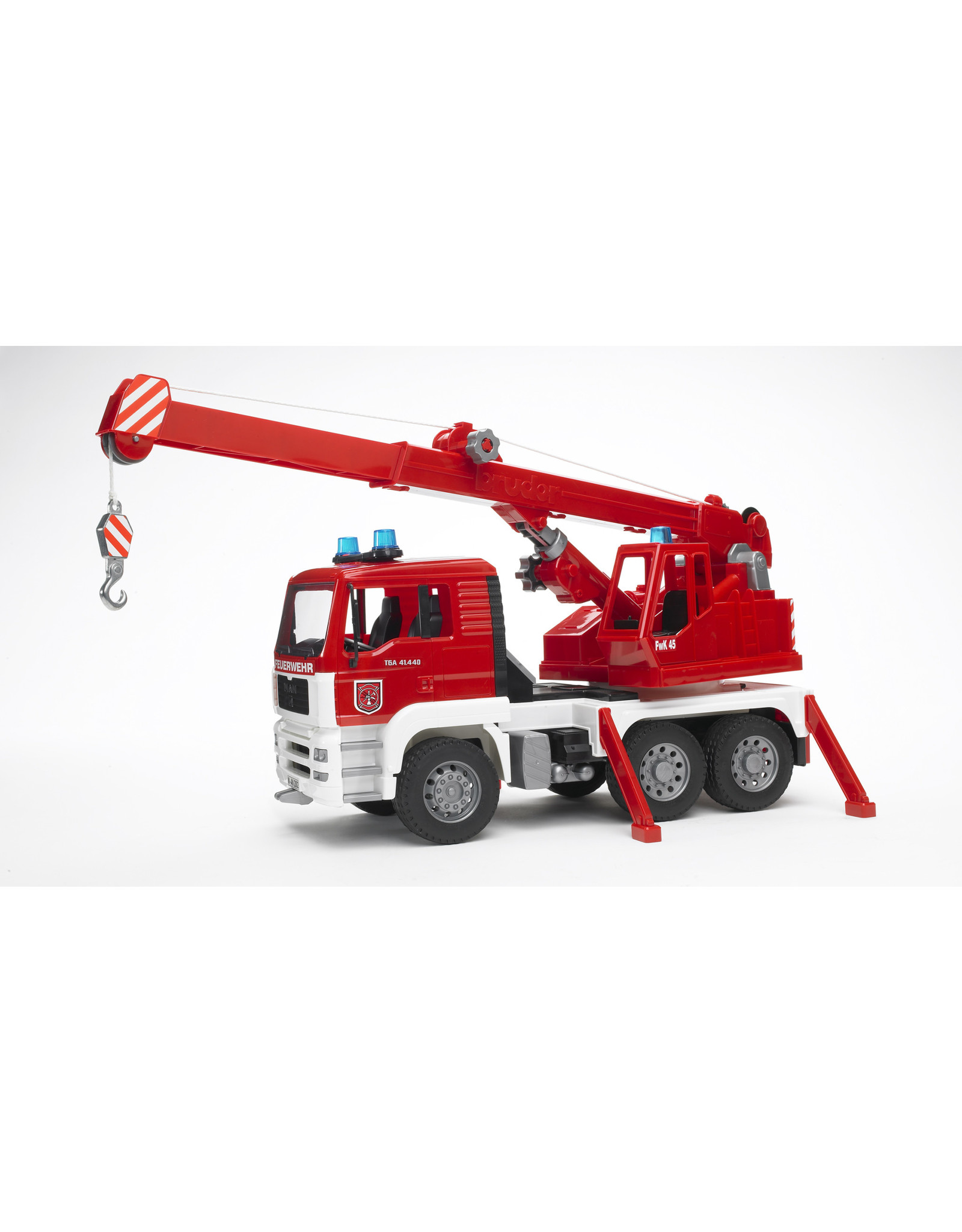 Bruder Bruder 02770 MAN Brandweer Kraanwagen (1:16) + Licht- en Geluidsmodule