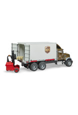 Bruder Bruder 02828 MACK Granite UPS Vrachtwagen met Vorkheftruck (1:16)