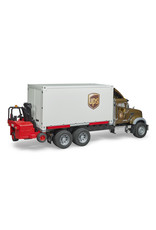 Bruder Bruder 02828 MACK Granite UPS Vrachtwagen met Vorkheftruck (1:16)