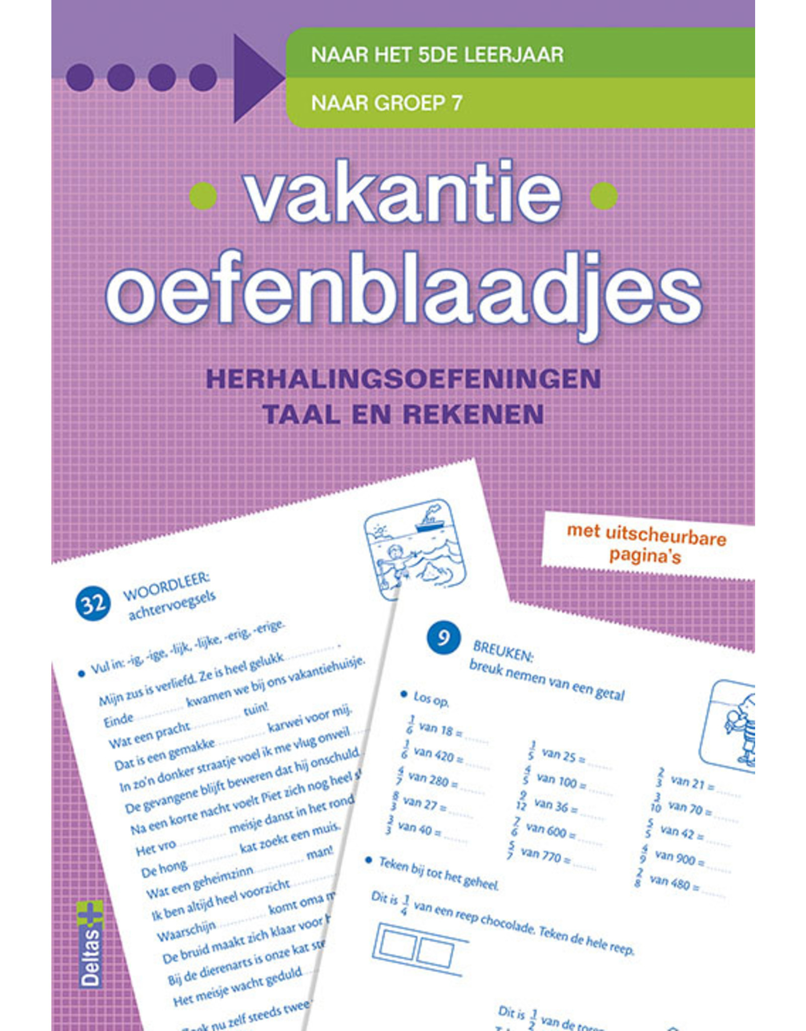 Uitgeverij Deltas Vakantie Oefenblaadjes-Naar Het 5E Leerjaar