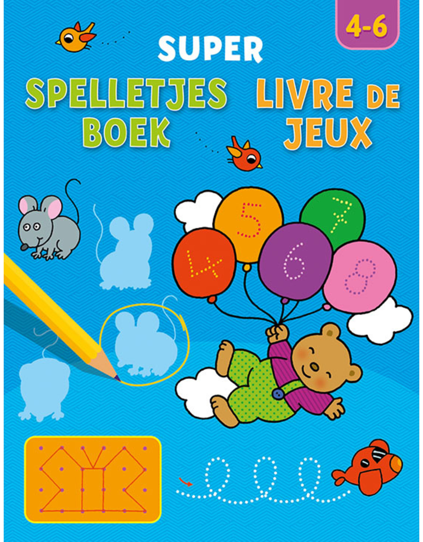 Uitgeverij Deltas Super spelletjesboek (4-6jr)