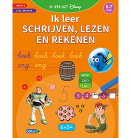 Uitgeverij Deltas Disney ik leer met - Ik leer schrijven, lezen en rekenen (6-7jr)