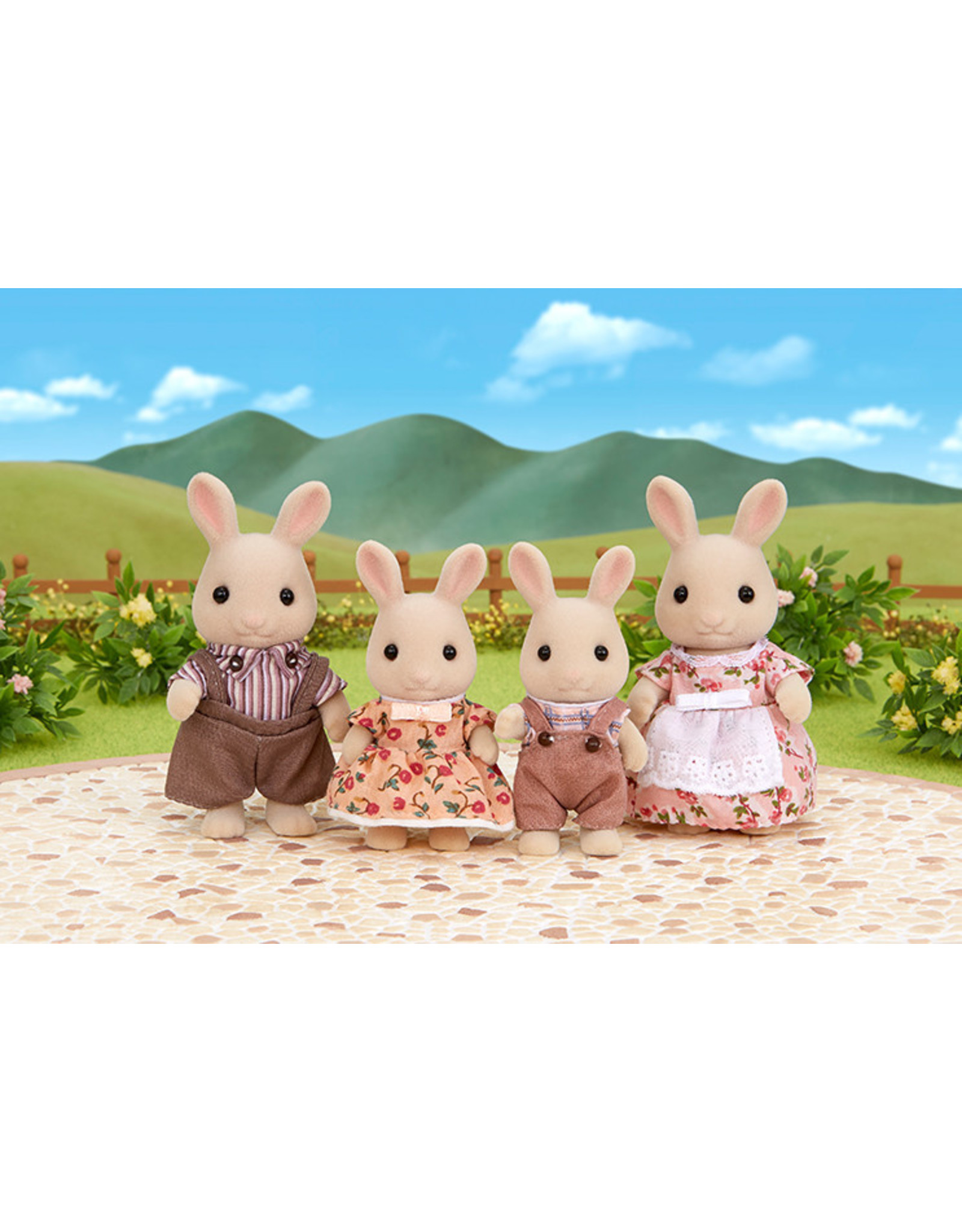 Sylvanian Families Sylvanian Families 4108 Familie Wit Konijn