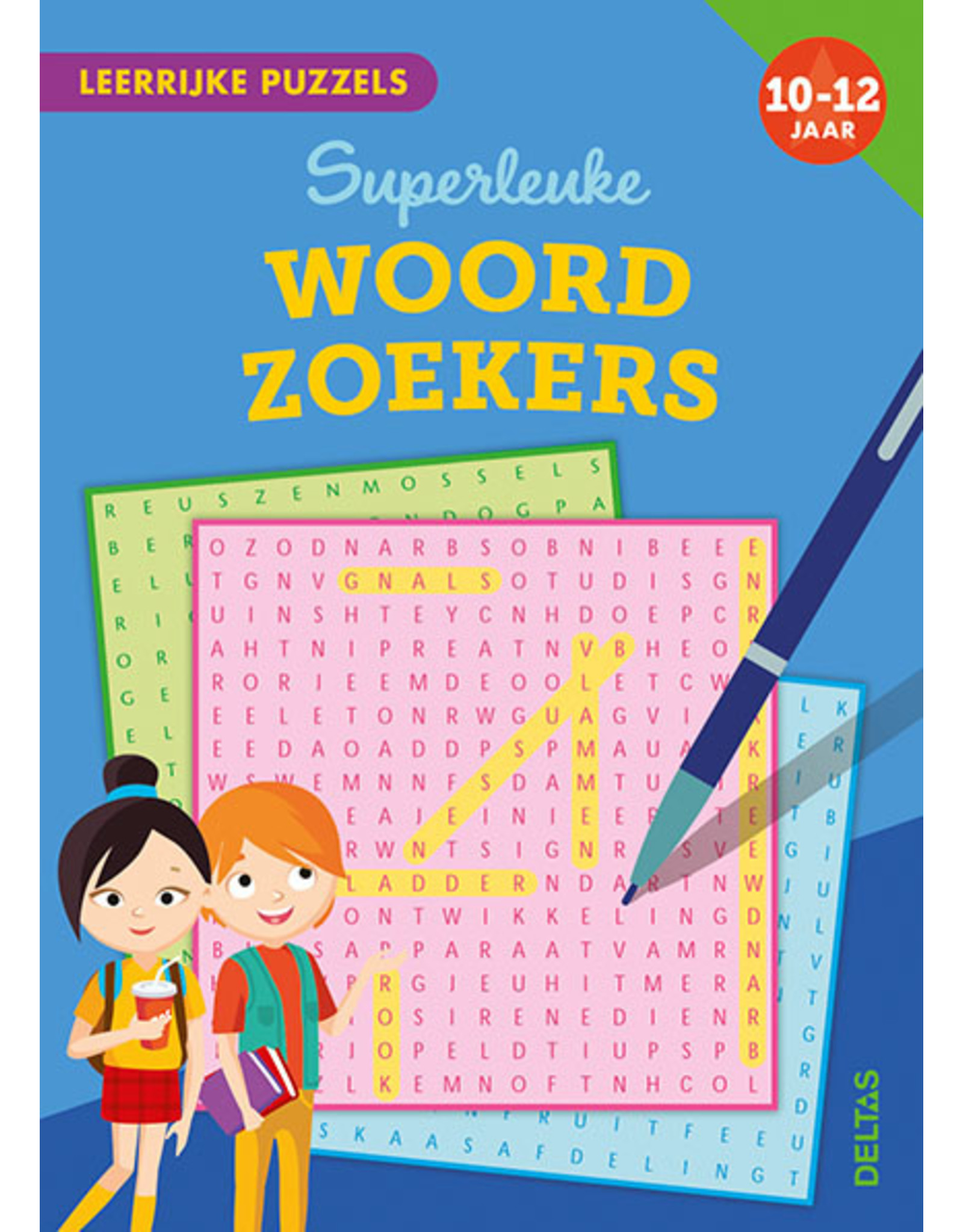 Uitgeverij Deltas Leerrijke puzzels - Superleuke woordzoekers (10-12 jaar)