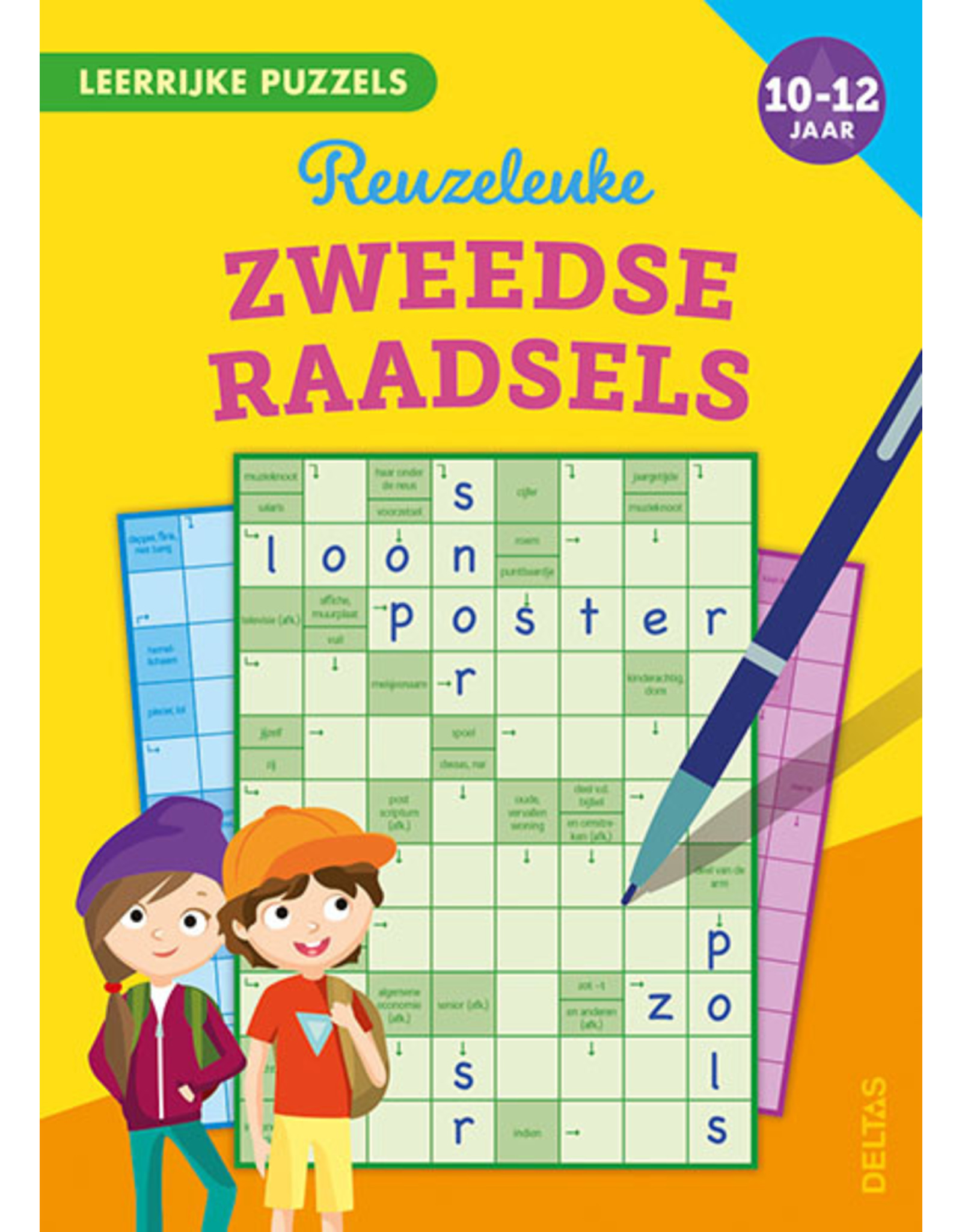 Uitgeverij Deltas Leerrijke puzzels - Reuzeleuke Zweedse raadsels (10-12 jaar)
