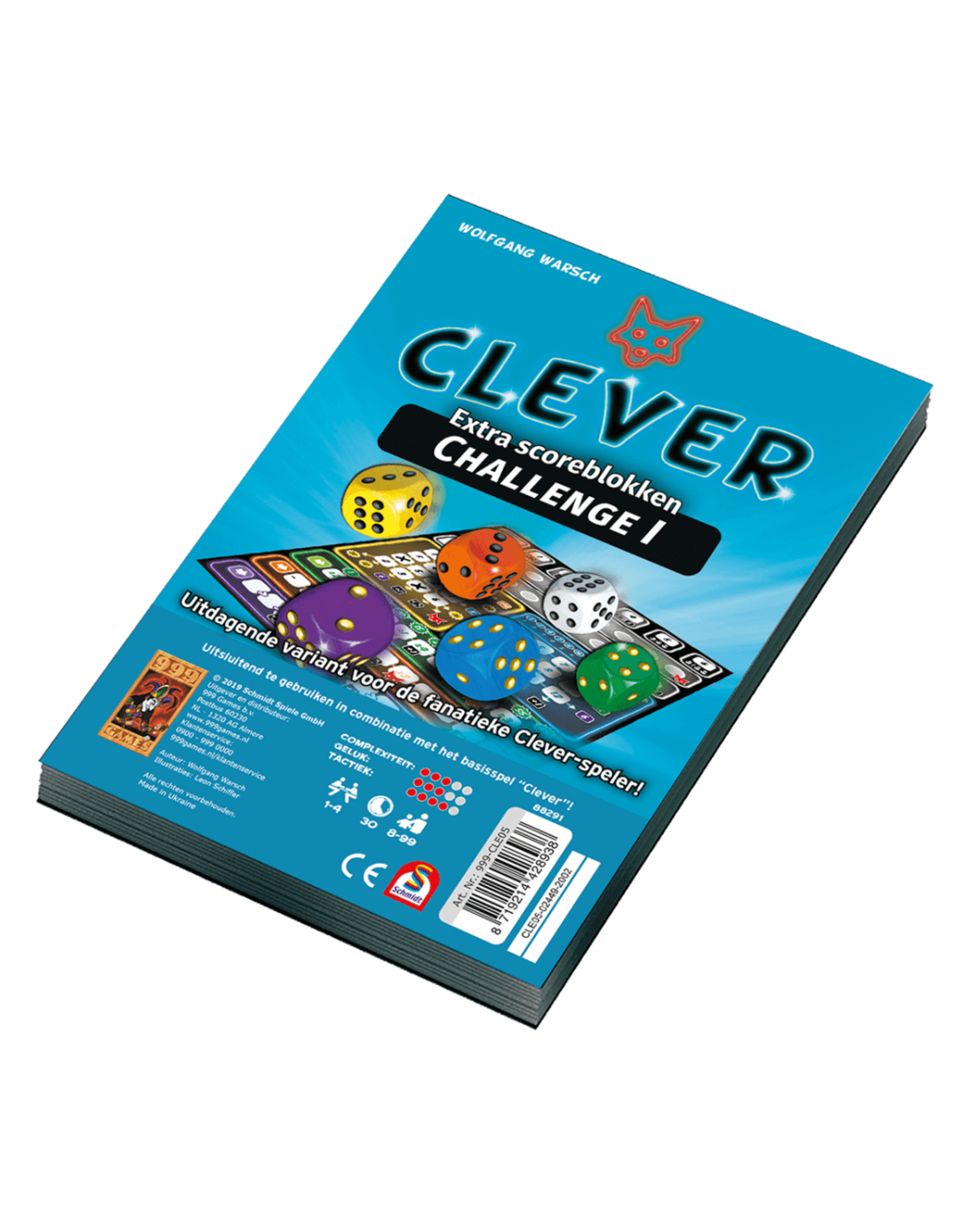 999 Games 999 Games: Clever Challenge Scoreblok - Dobbelspel