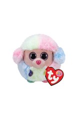 Ty Ty Teeny Puffies Rainbow Poodle 10cm