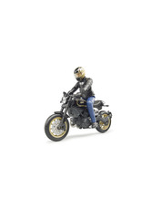 Bruder Bruder Bworld 63050 Scrambler Ducati  Cafe Racer en Berijder