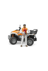 Bruder Bruder Bworld 63000 Quad met Bestuurder Bruder Bruder Bworld 63000 Quad met Bestuurder