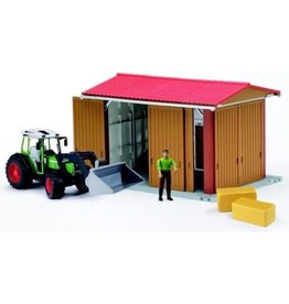 Bruder Bruder Bworld 62620 Landbouwloods met Fendt 209S en Accessoires