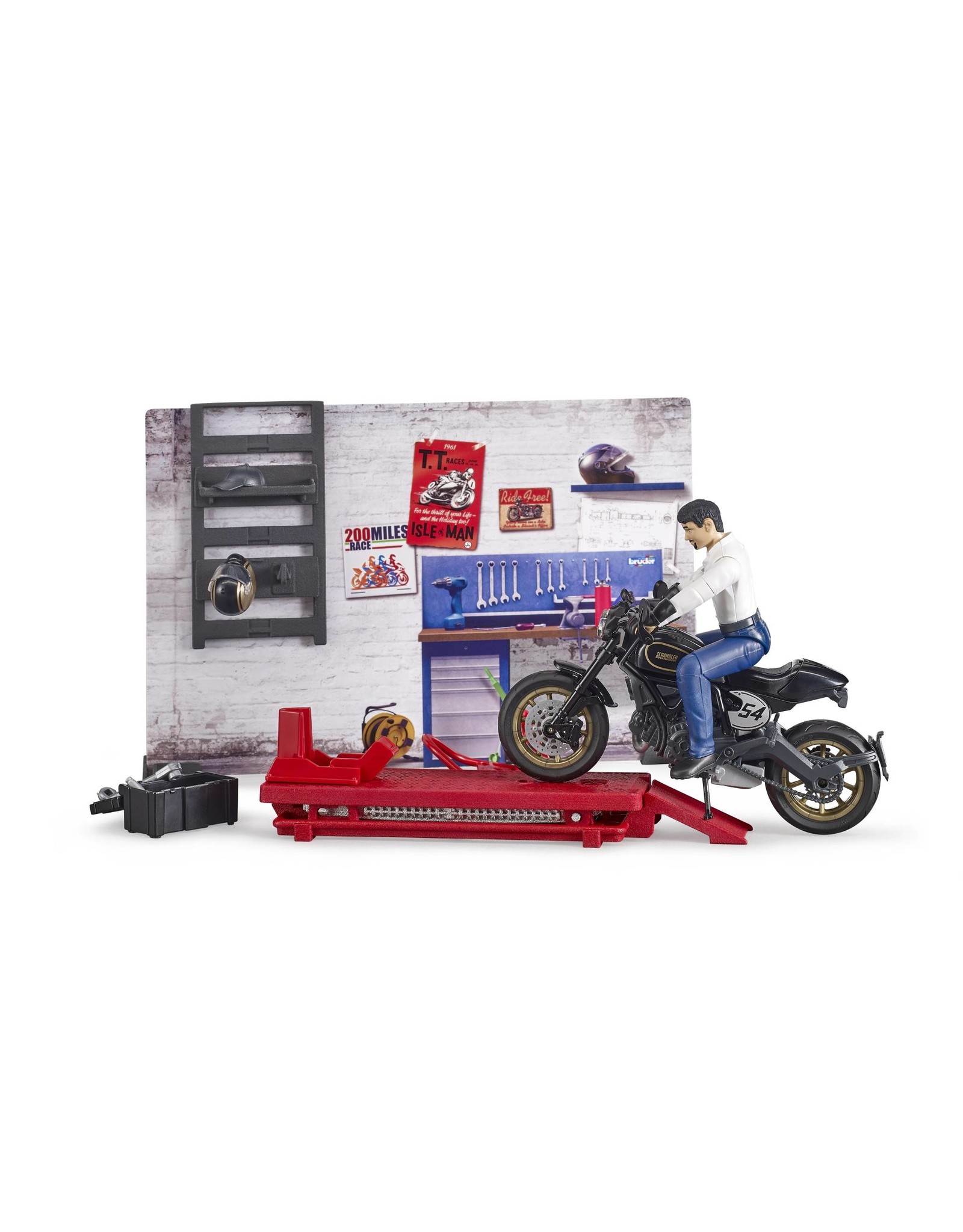 Bruder Bruder Bworld 62101 Werkplaats voor Motoren (1:16)