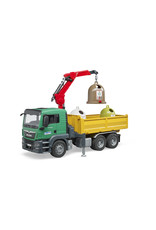 Bruder Bruder 03753 MAN TGS  Kraanwagen met Glascontainers (1:16) Bruder Bruder 03753 MAN TGS  Kraanwagen met Glascontainers (1:16)
