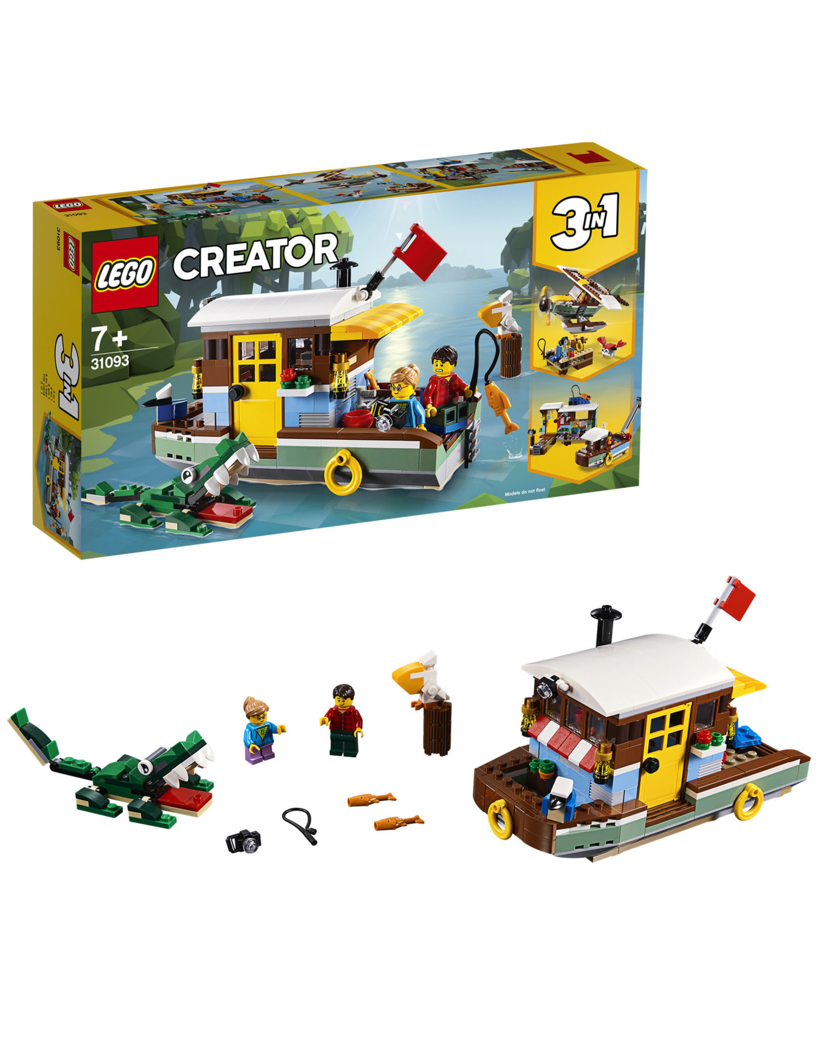 LEGO Lego Creator 31093 Woonboot aan de Rivier