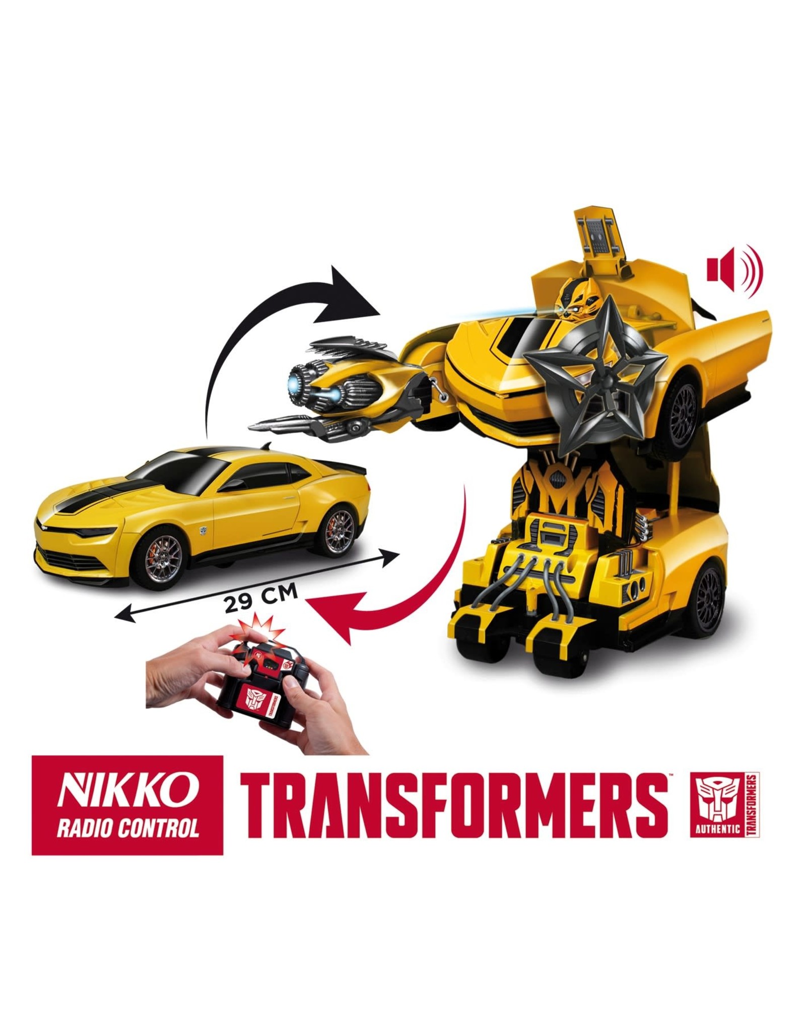 nietig Grens leeuwerik Nikko RC Transformer Autobot Bumblebee - Marja's Shop