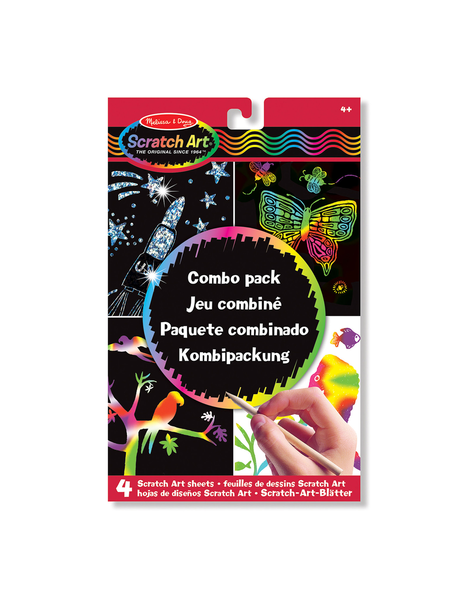 Melissa & Doug Melissa&Doug 15804 Scratch Art-Bladen: Combinatiepakket