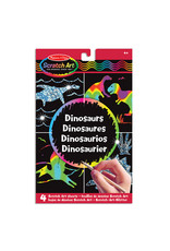 Melissa & Doug Melissa&Doug 15917 Scratch Art-Bladen: Dinosaurussen