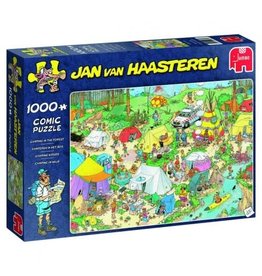 Jumbo Jumbo puzzel Jan van Haasteren 19086  Kamperen In Het Bos  1000 stukjes