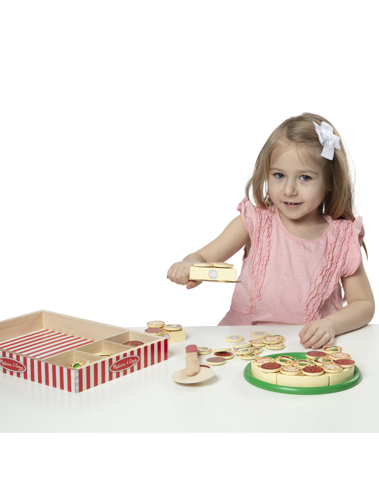 Melissa & Doug Melissa&Doug 10167 Houten Pizza (63 stuks)