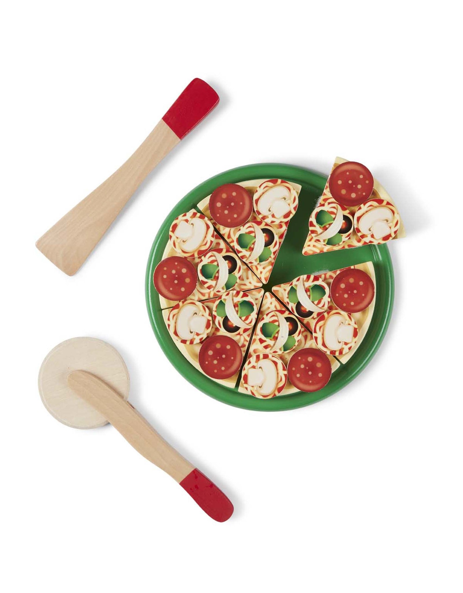 Melissa & Doug Melissa&Doug 10167 Houten Pizza (63 stuks)