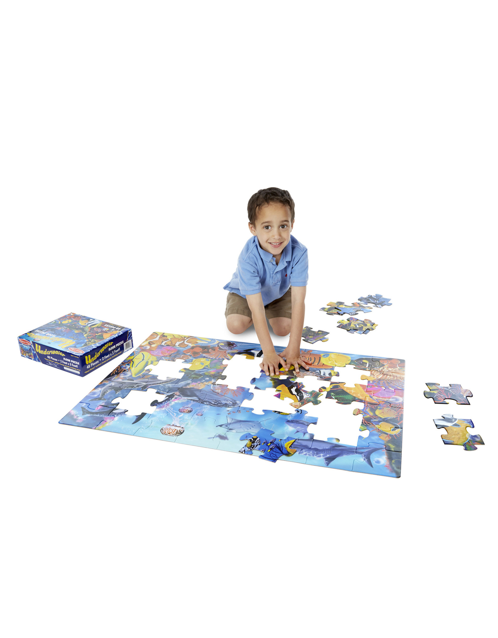 Melissa & Doug Melissa&Doug 10427 Vloerpuzzel Onderwaterwereld (48 stukjes)