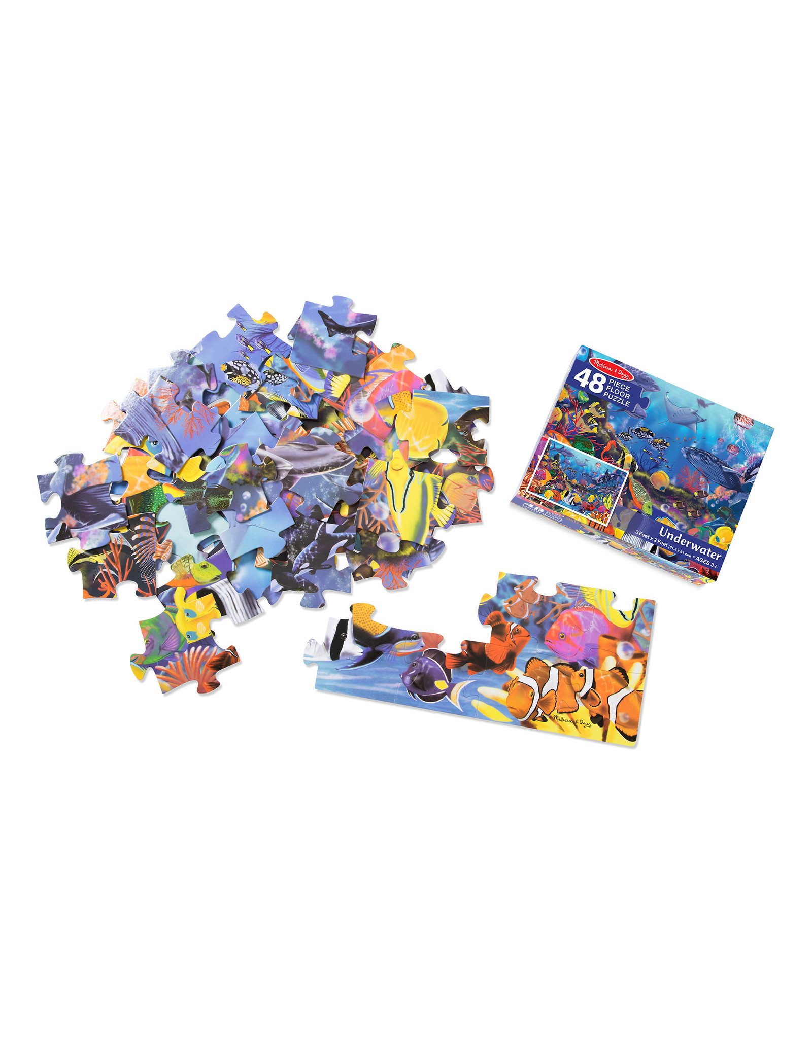 Melissa & Doug Melissa&Doug 10427 Vloerpuzzel Onderwaterwereld (48 stukjes)