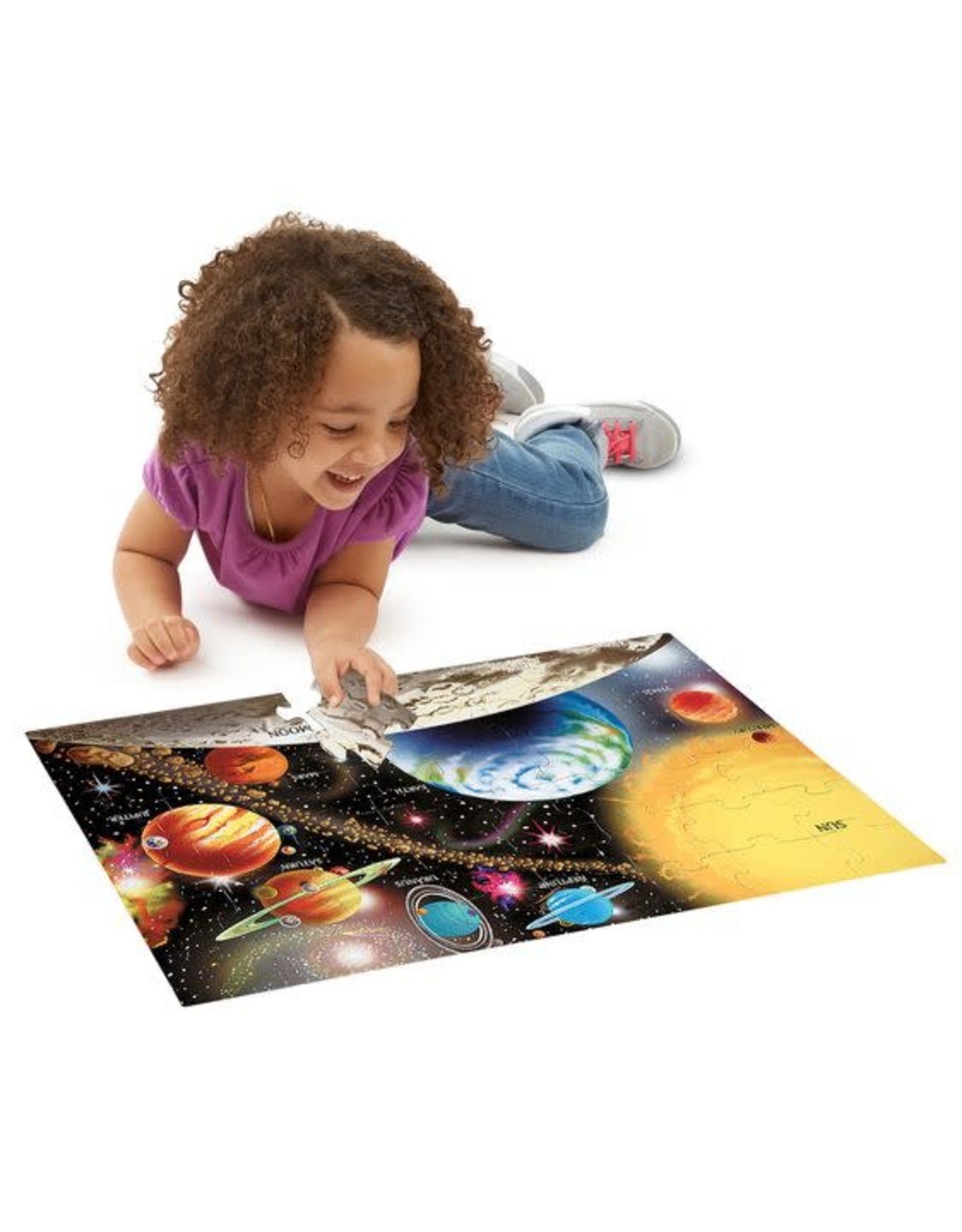 Melissa & Doug Vloerpuzzel Zonnestelsel - 48 Stukjes