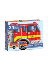 Melissa & Doug Melissa&Doug 10436 Vloerpuzzel Brandweerwagen Vloerpuzzel (24 stukjes)