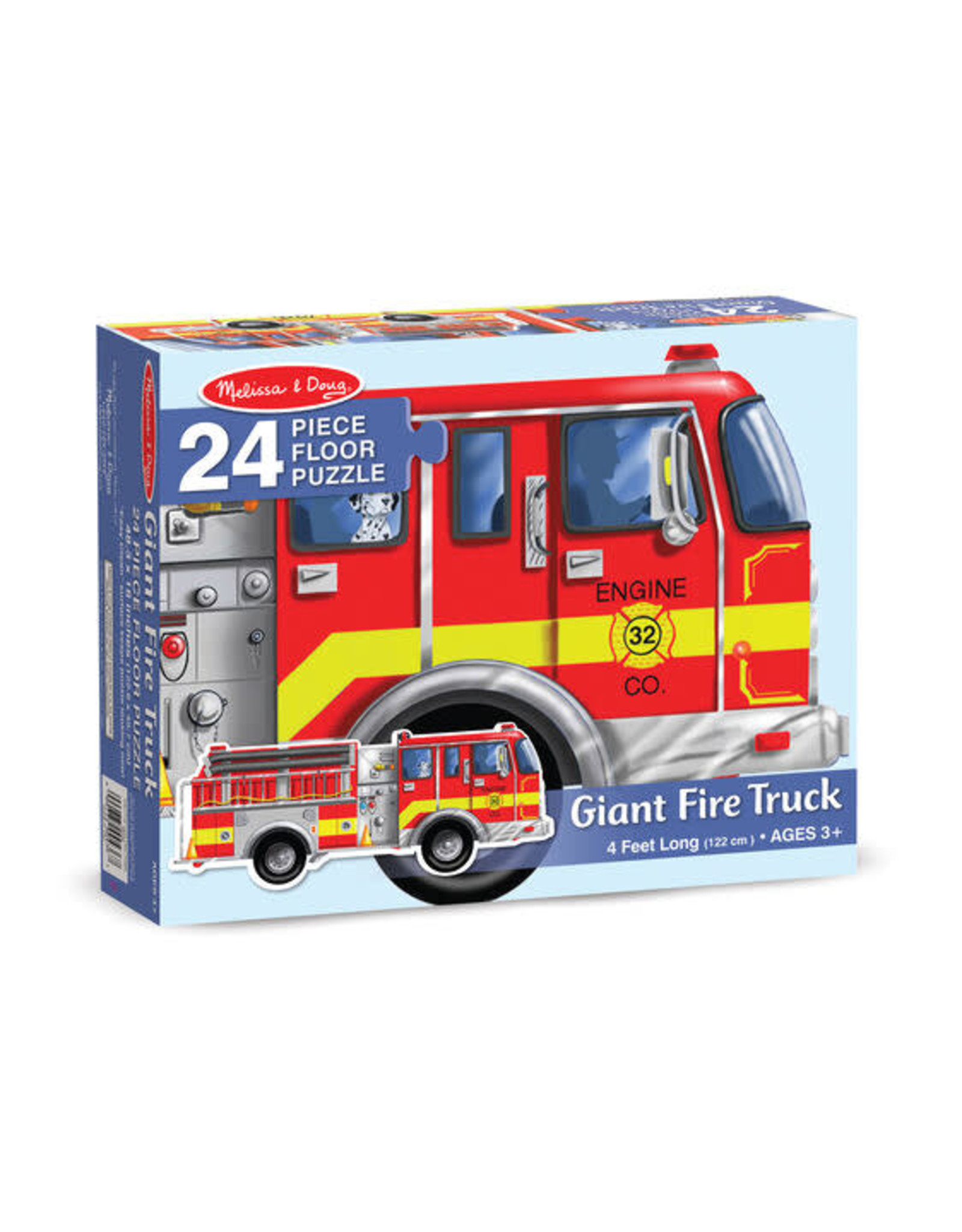 Melissa & Doug Melissa&Doug 10436 Vloerpuzzel Brandweerwagen Vloerpuzzel (24 stukjes)