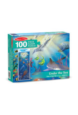 Melissa & Doug Melissa&Doug 10443 Vloerpuzzel Onderwaterwereld (100 stukjes)