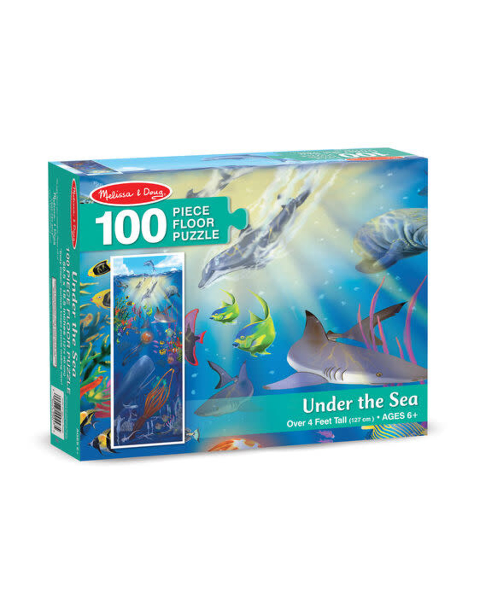 Melissa & Doug Melissa&Doug 10443 Vloerpuzzel Onderwaterwereld (100 stukjes)