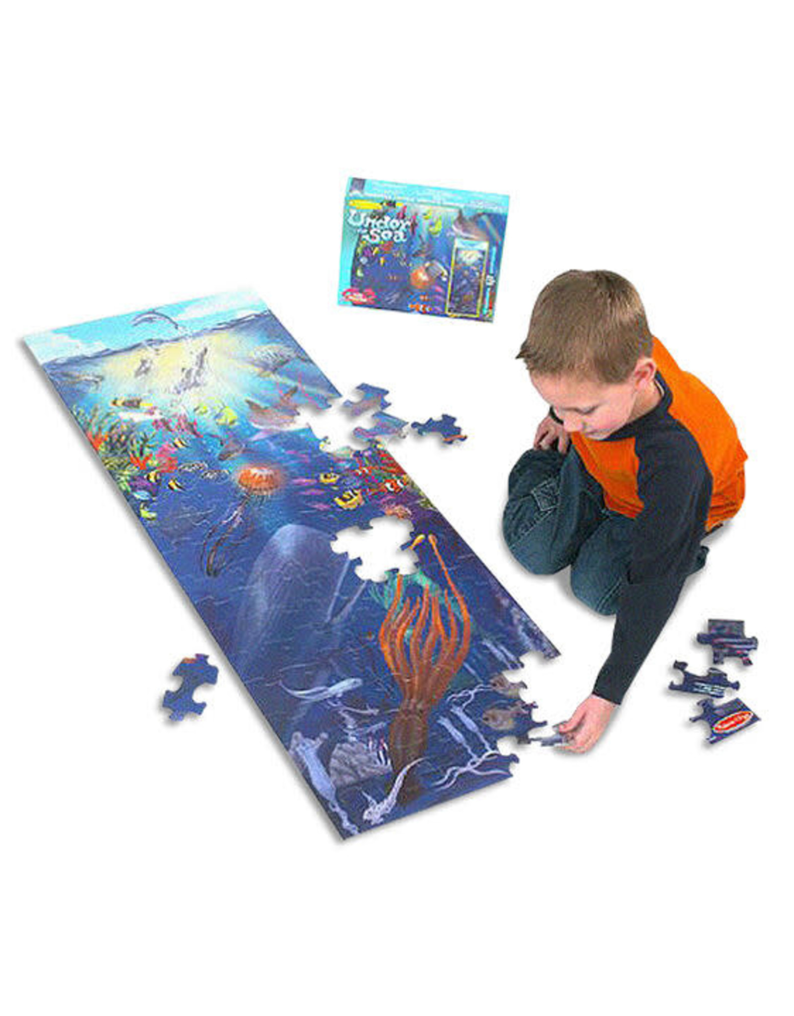 Melissa & Doug Melissa&Doug 10443 Vloerpuzzel Onderwaterwereld (100 stukjes)