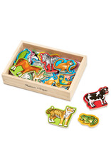 Melissa & Doug Melissa&Doug 10475 Houten Magneten Dieren (20 stuks)