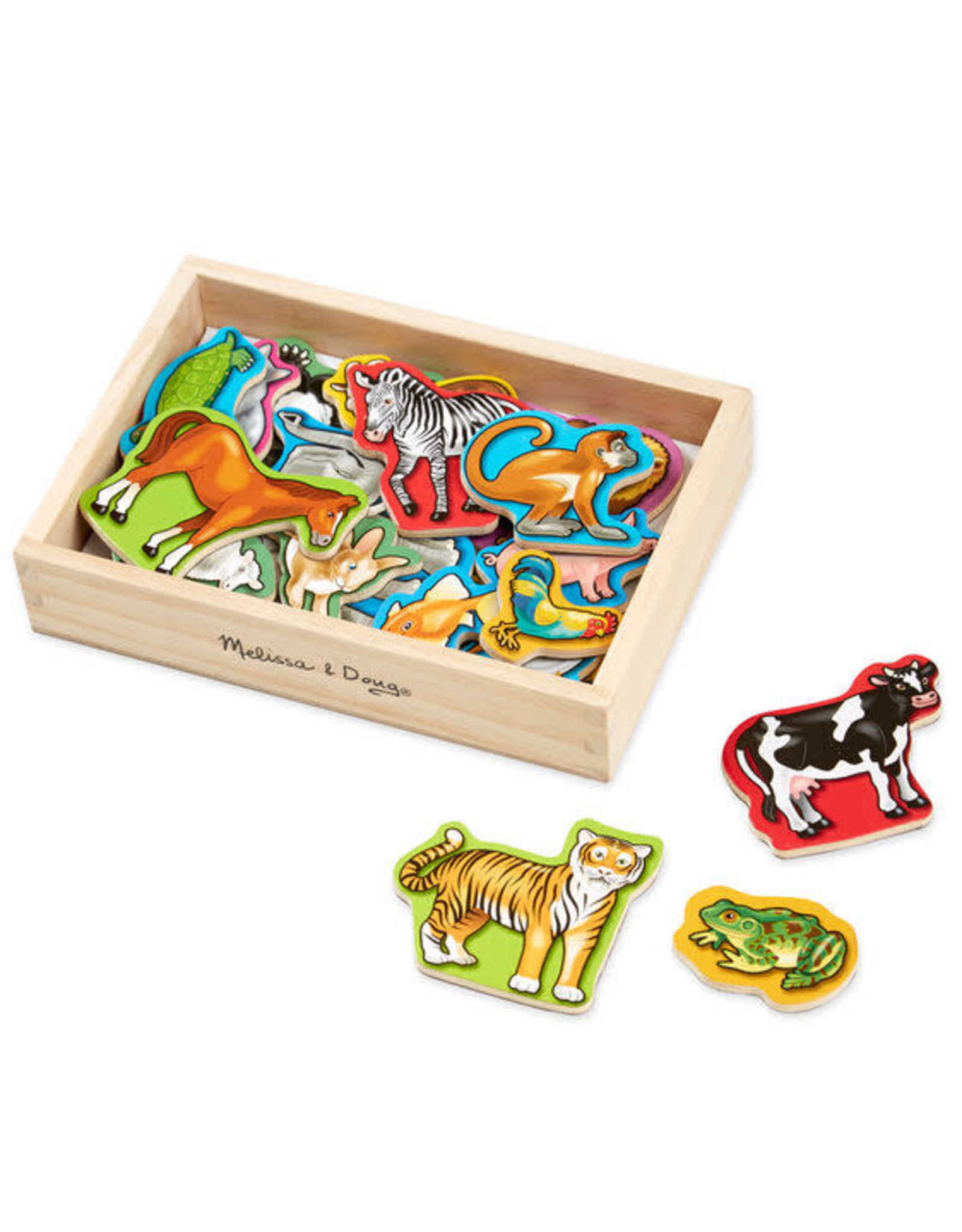 Melissa & Doug Melissa&Doug 10475 Houten Magneten Dieren (20 stuks)