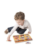 Melissa & Doug Melissa&Doug 10725 Geluidspuzzel Voertuigen (8 stukjes)