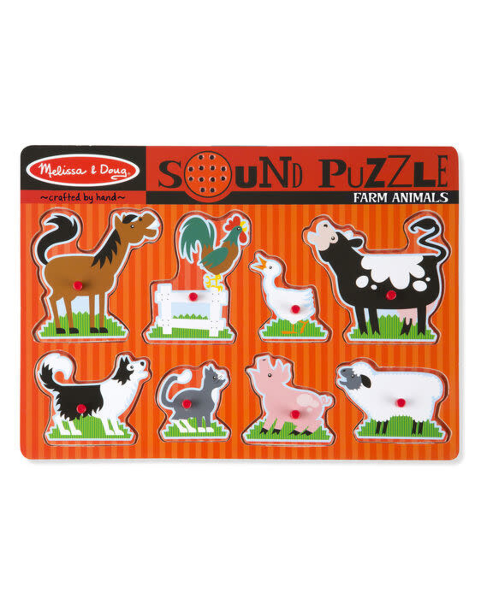 Melissa & Doug Melissa&Doug 10726 Geluidspuzzel Boederijdieren (8 stukjes)