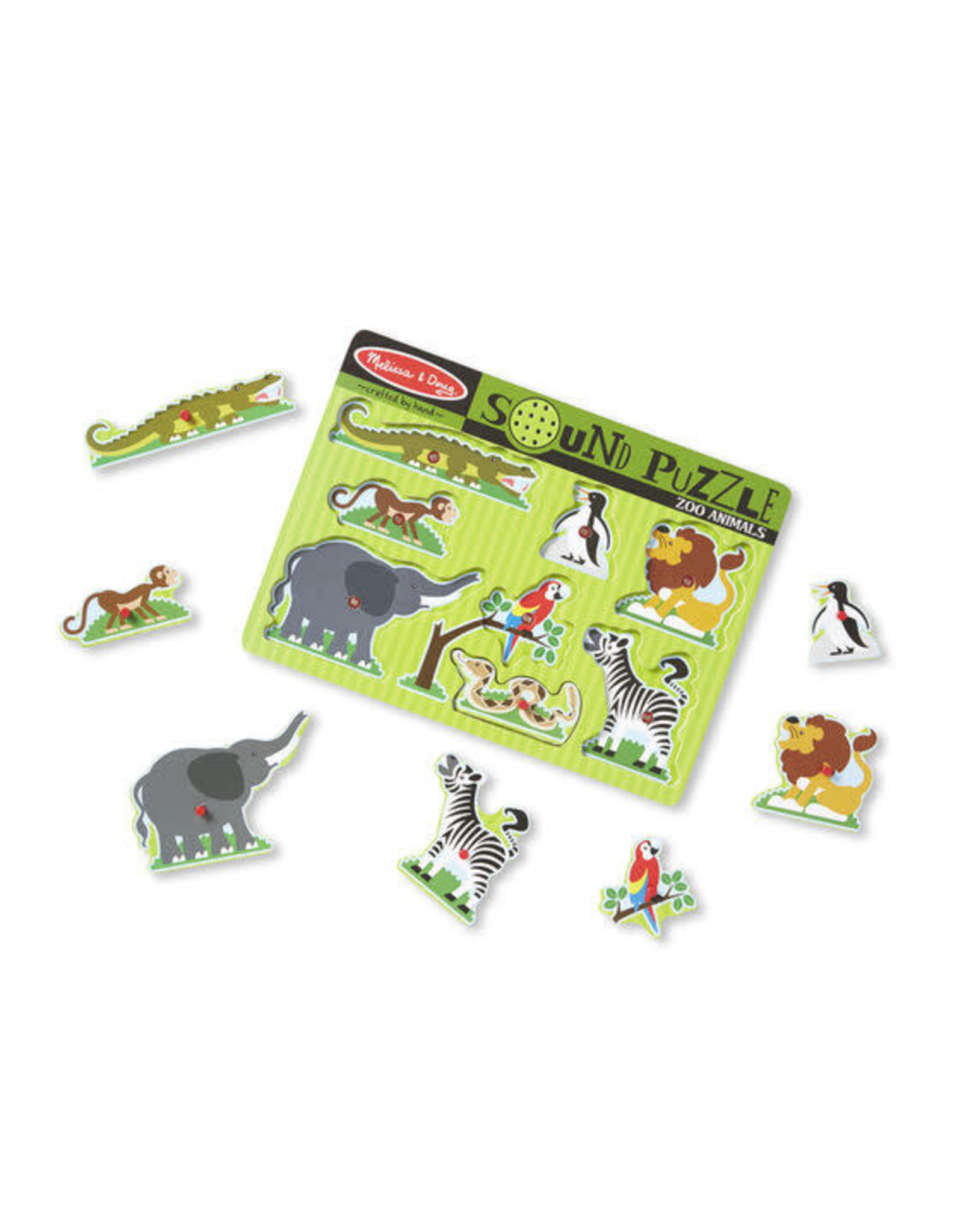 Melissa & Doug Melissa&Doug 10727 Geluidspuzzel  Dierentuin Dieren (8 stukjes)