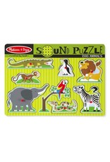 Melissa & Doug Melissa&Doug 10727 Geluidspuzzel  Dierentuin Dieren (8 stukjes)