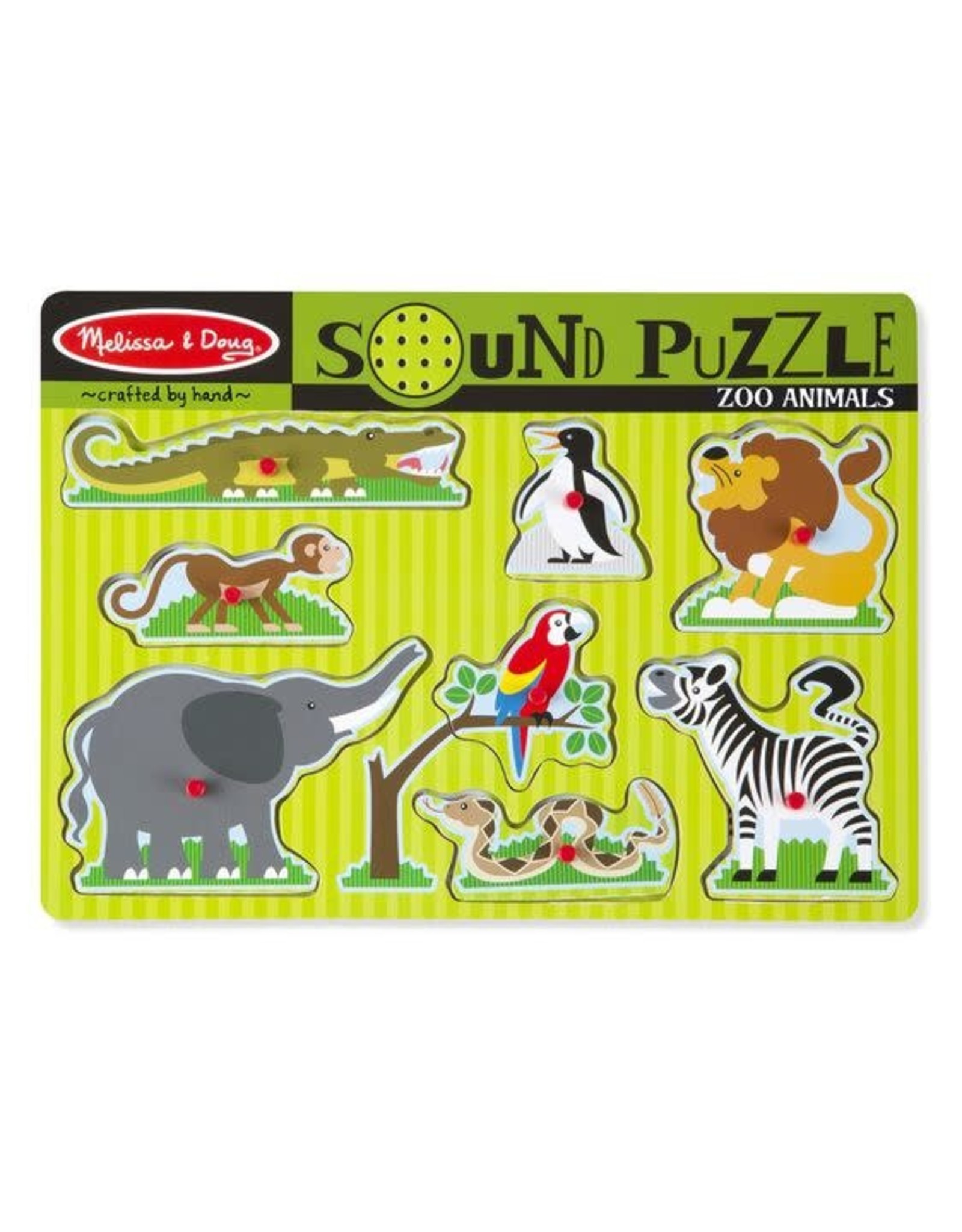 Melissa & Doug Melissa&Doug 10727 Geluidspuzzel  Dierentuin Dieren (8 stukjes)