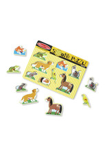 Melissa & Doug Melissa&Doug 10730 Geluidspuzzel Huisdieren (8 stukjes)