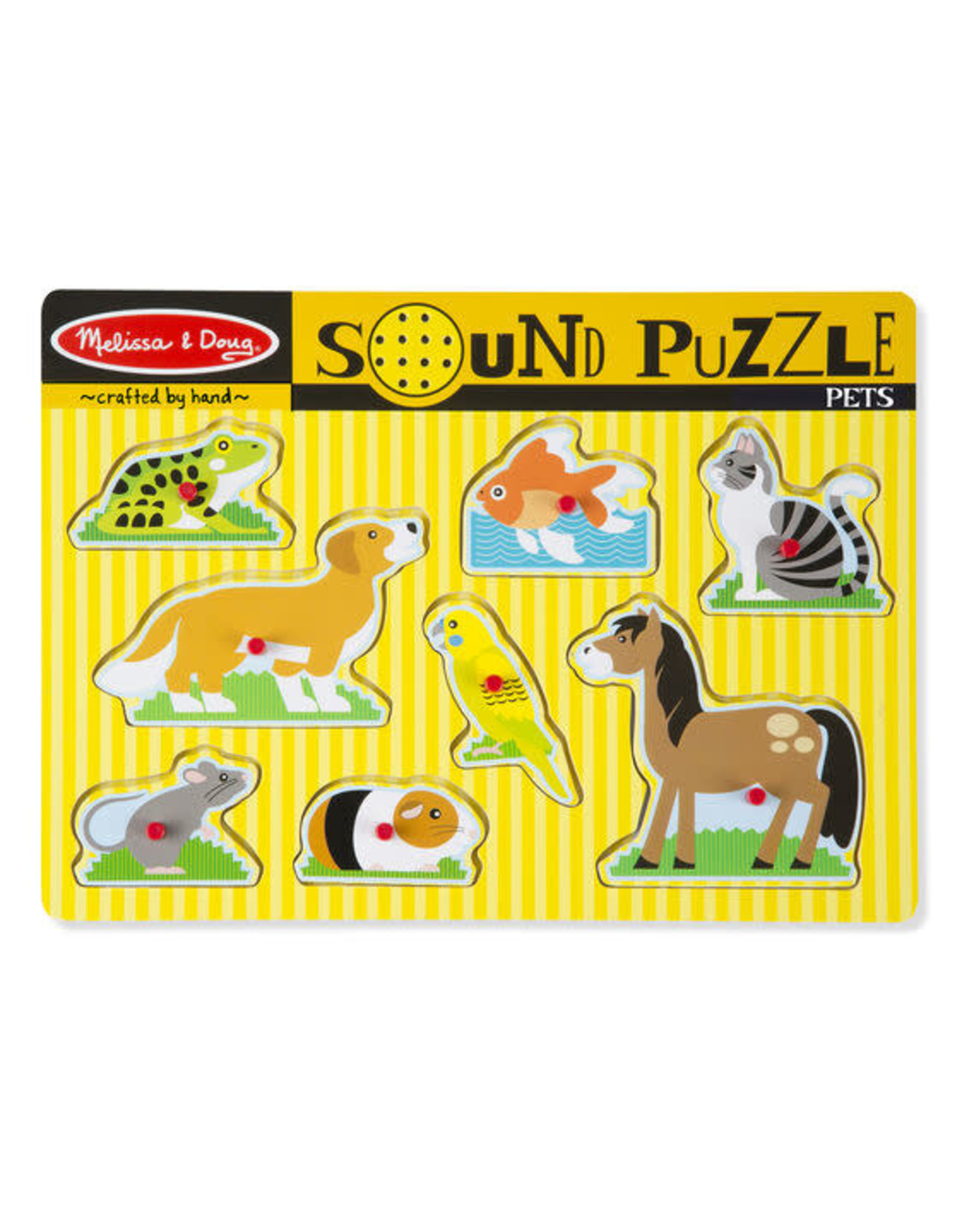 Melissa & Doug Melissa&Doug 10730 Geluidspuzzel Huisdieren (8 stukjes)