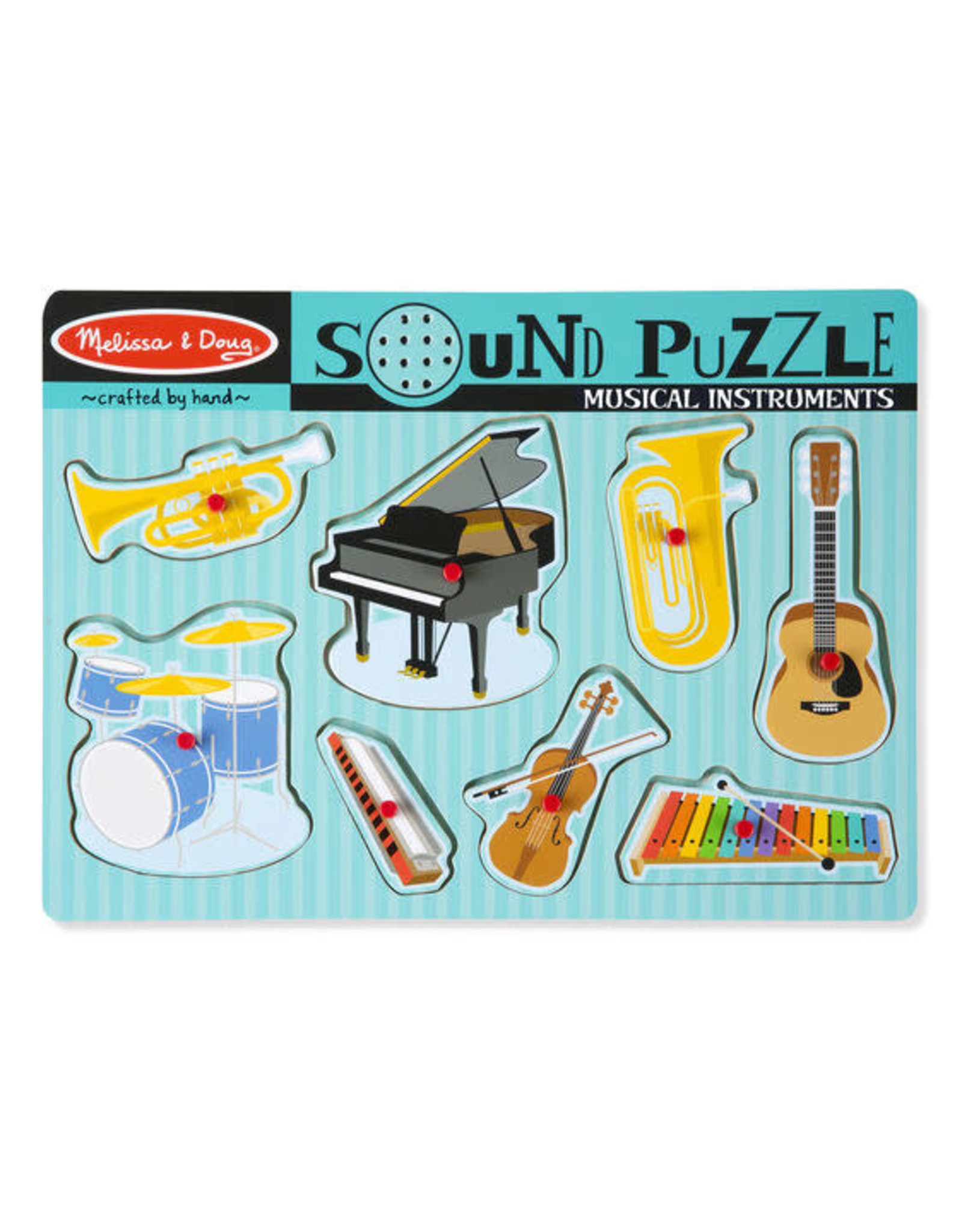 Melissa & Doug Melissa&Doug 10732 Geluidspuzzel Muziekinstrumenten (8 stukjes)